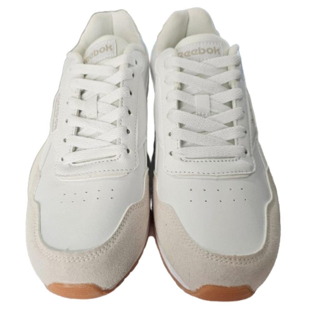 Reebok Womens Classic Harman Run R30115 Size 8.5 White Gum Casual Shoes Sneakers - Picture 3 of 9